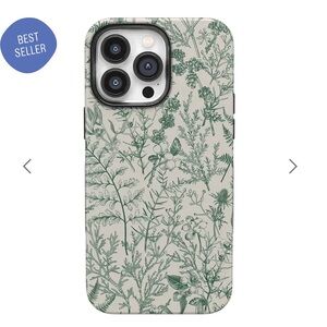 Casely Sage Garden Green Floral Bold + MagSafe iPhone 14 Pro case